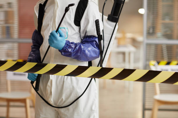 Professional Biohazard Cleanup technician working in Custer, WI